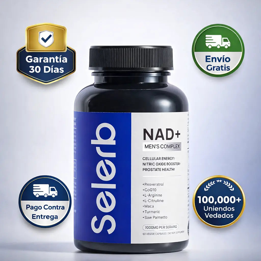 Selerb NAD+ | Firmeza y Resistencia Masculina