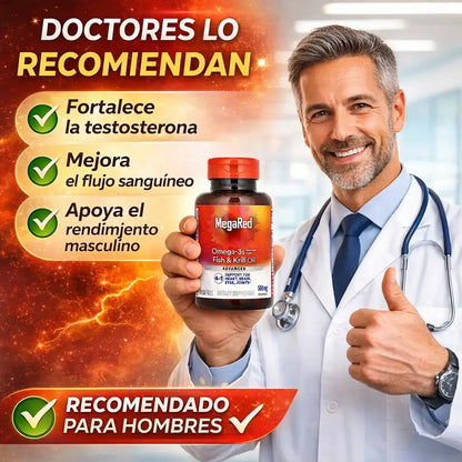 OMEGA 3 MEGA RED | Circulación, energía y vitalidad masculina